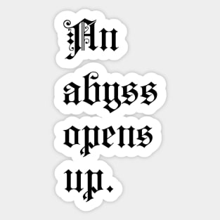 Abyss Sticker